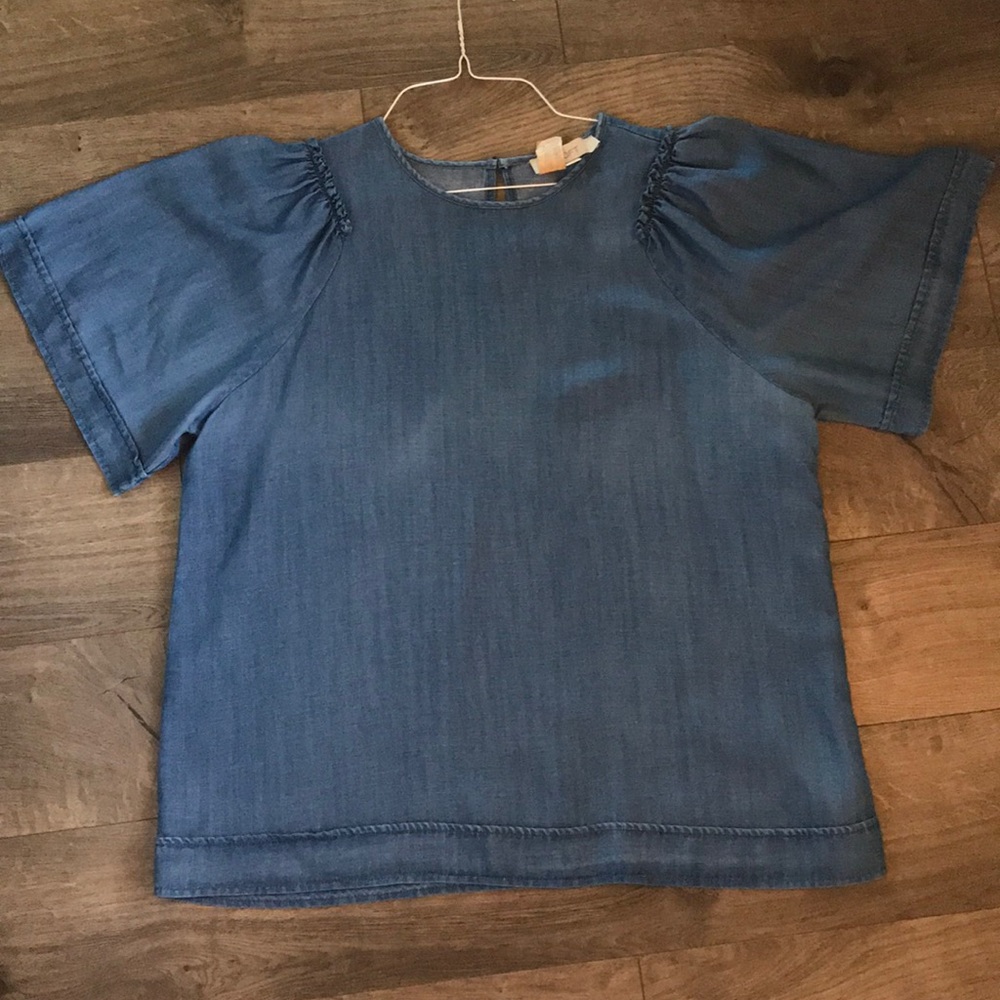 Loft denim blouse